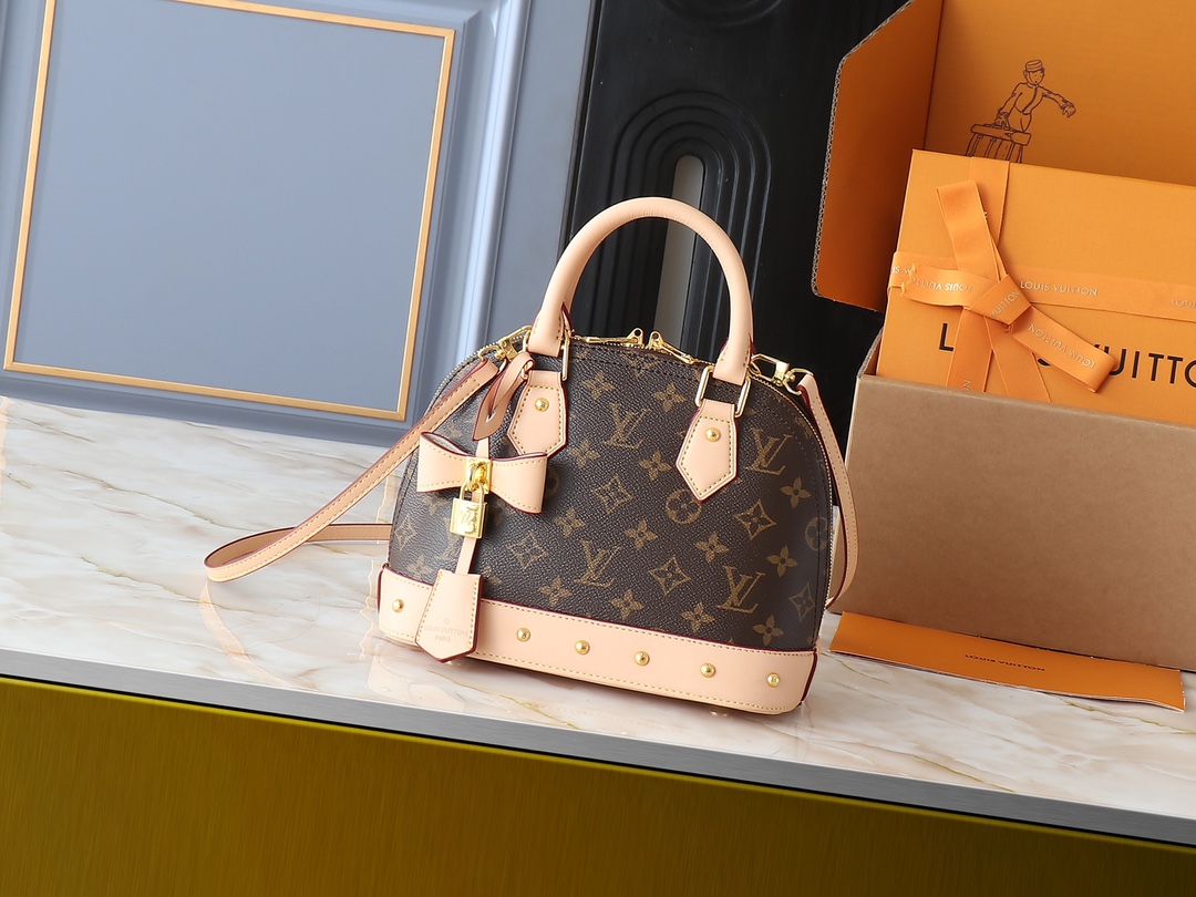 Louis Vuitton LV Classic Handbag Monogram Empreinte Detachable Strap Fashion Statement Designer Bag